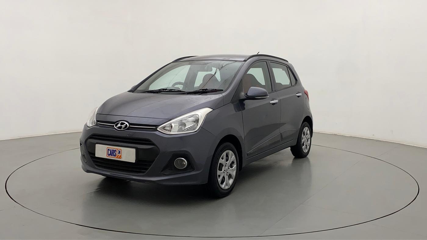 2013 Hyundai Grand i10 SPORTZ 1.2 KAPPA VTVT, CNG, Manual, 70,686 km, Left Front Diagonal