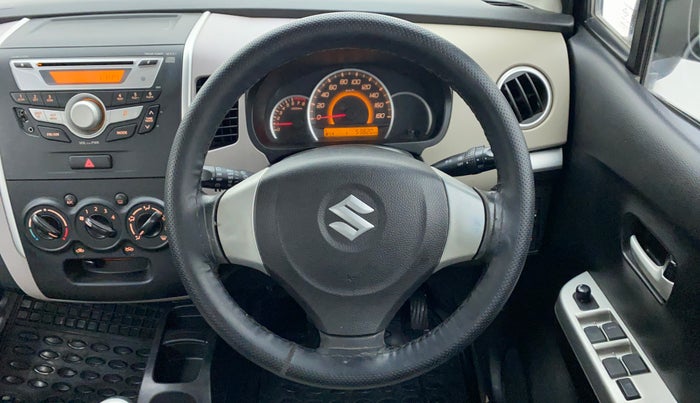 2013 Maruti Wagon R 1.0 VXI, Petrol, Manual, 54,025 km, Steering Wheel Close Up