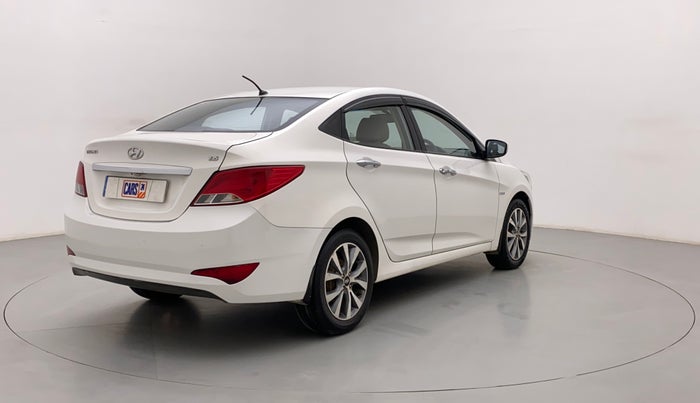 2015 Hyundai Verna FLUIDIC 4S 1.6 VTVT S(O), Petrol, Manual, 32,211 km, Right Back Diagonal