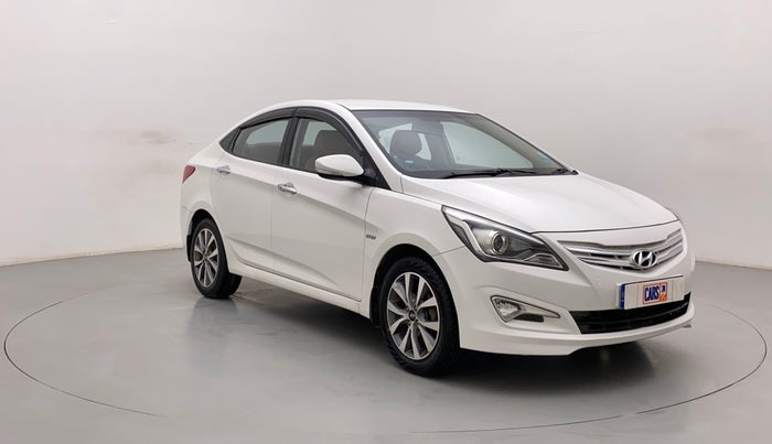 2015 Hyundai Verna FLUIDIC 4S 1.6 VTVT S(O), Petrol, Manual, 32,211 km, Right Front Diagonal