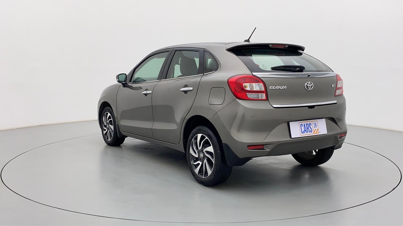 2021 Toyota Glanza V CVT, Petrol, Automatic, 40,774 km, Left Back Diagonal