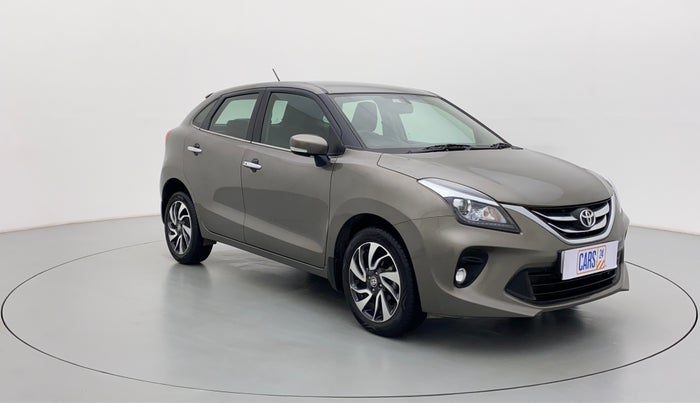 2021 Toyota Glanza V CVT, Petrol, Automatic, 40,774 km, Right Front Diagonal