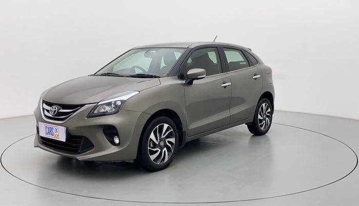 2021 Toyota Glanza V CVT, Petrol, Automatic, 40,774 km, Left Front Diagonal