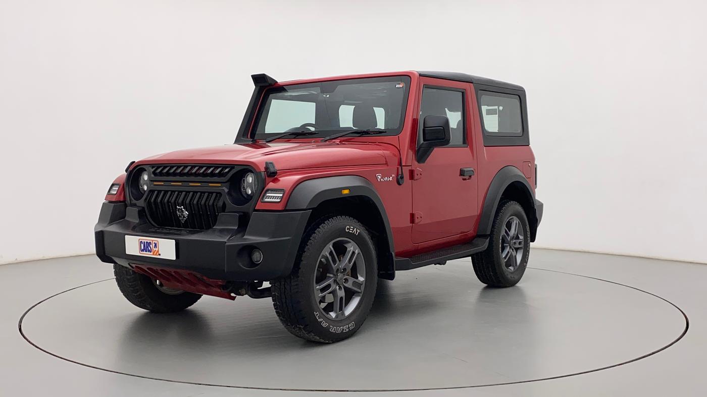 2021 Mahindra Thar LX D AT 4WD HT, Diesel, Automatic, 14,269 km, Left Front Diagonal