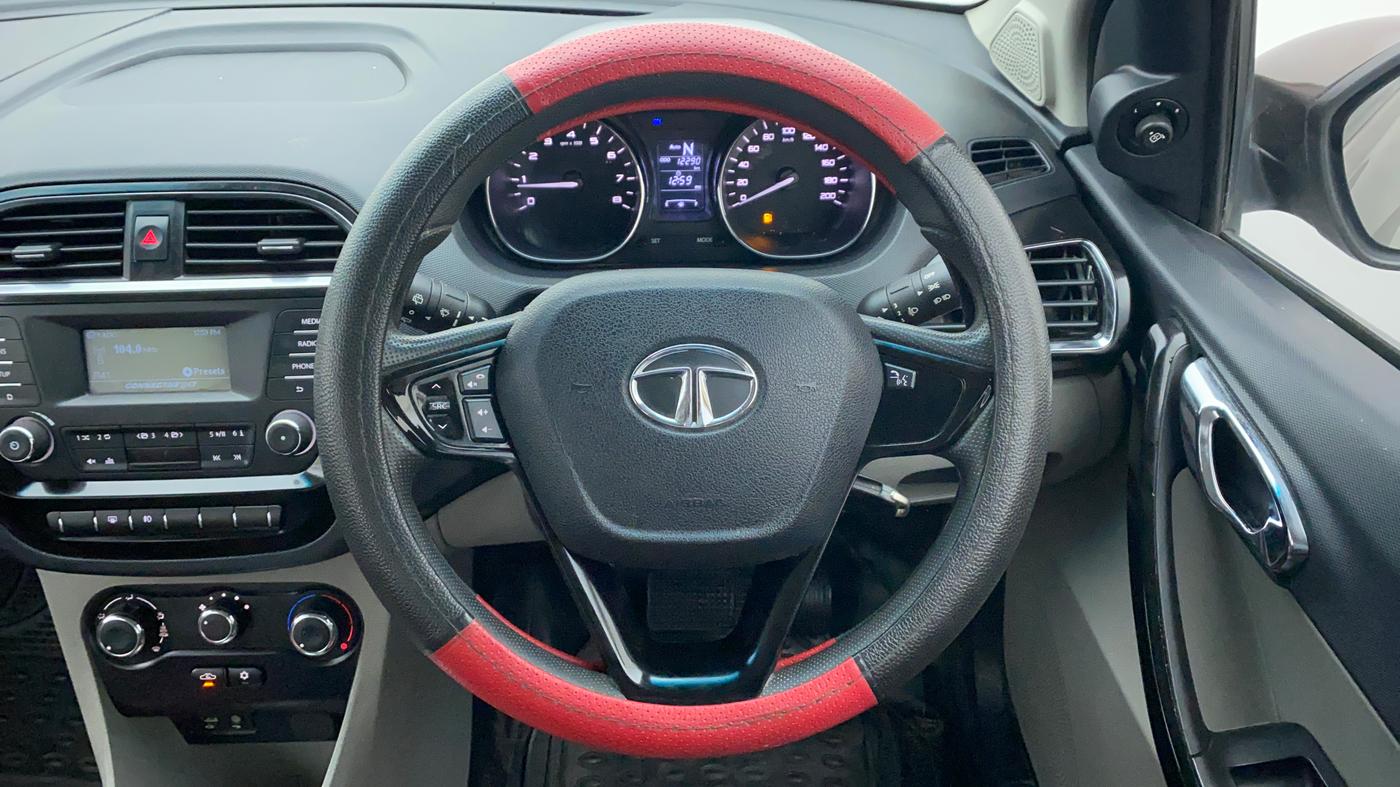 2019 Tata Tiago XZA 1.2 REVOTRON, Petrol, Automatic, 13,014 km, Steering Wheel Close Up