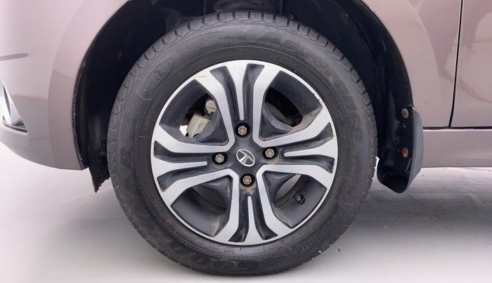 2019 Tata Tiago XZA 1.2 REVOTRON, Petrol, Automatic, 13,014 km, Left Front Wheel