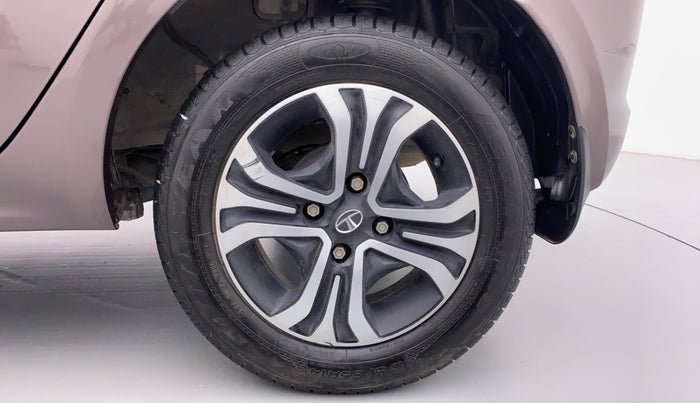 2019 Tata Tiago XZA 1.2 REVOTRON, Petrol, Automatic, 13,014 km, Left Rear Wheel