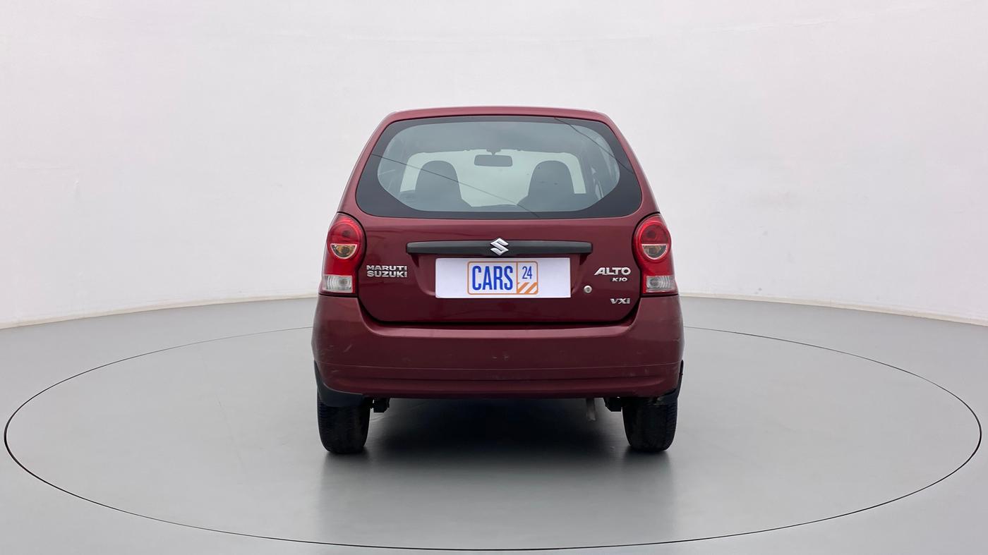 2012 Maruti Alto K10 VXI, Petrol, Manual, 49,800 km, Back/Rear