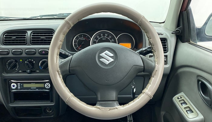 2012 Maruti Alto K10 VXI, Petrol, Manual, 49,800 km, Steering Wheel Close Up