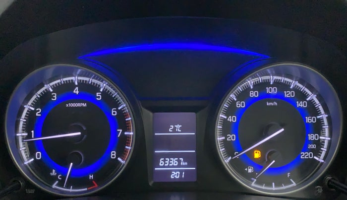 2016 Maruti Baleno DELTA PETROL 1.2, Petrol, Manual, 63,367 km, Odometer Image