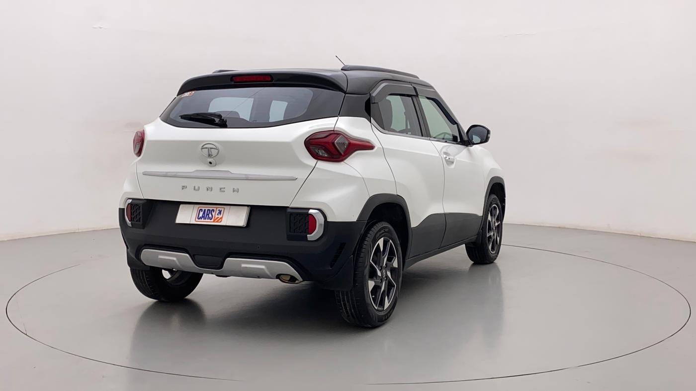 2022 Tata PUNCH CREATIVE IRA AMT 1.2 RTN DUAL TONE, Petrol, Automatic, 26,123 km, Right Back Diagonal