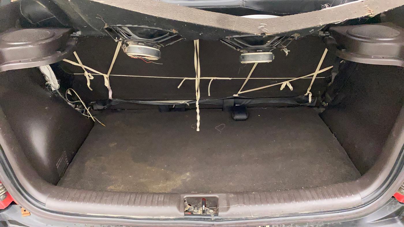 2010 Hyundai Santro Xing GL, Petrol, Manual, 42,600 km, Boot Inside