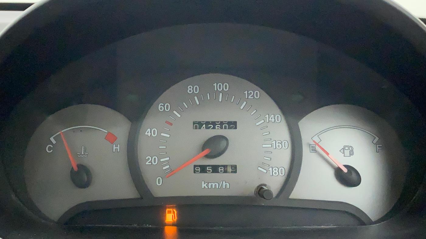 2010 Hyundai Santro Xing GL, Petrol, Manual, 42,600 km, Odometer Image