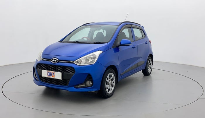 2019 Hyundai Grand i10 SPORTZ 1.2 KAPPA VTVT, Petrol, Manual, 90,811 km, Left Front Diagonal