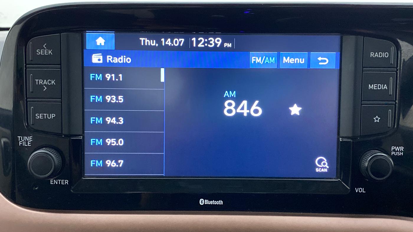 2021 Hyundai AURA SX+ AT 1.2CRDI, Diesel, Automatic, 30,600 km, Infotainment System