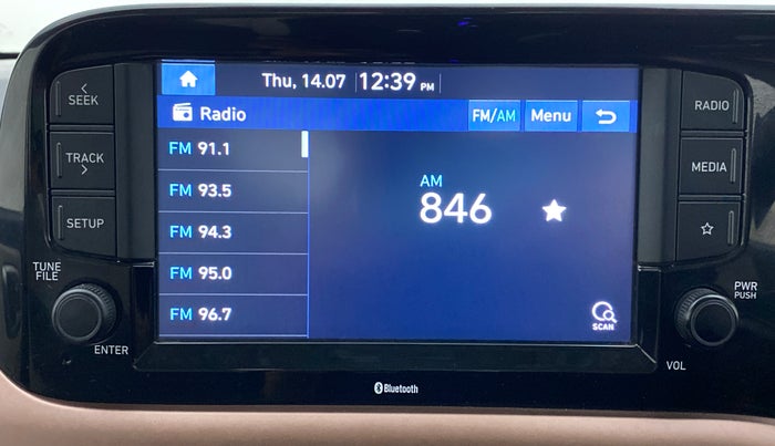 2021 Hyundai AURA SX+ AT 1.2CRDI, Diesel, Automatic, 30,600 km, Infotainment System