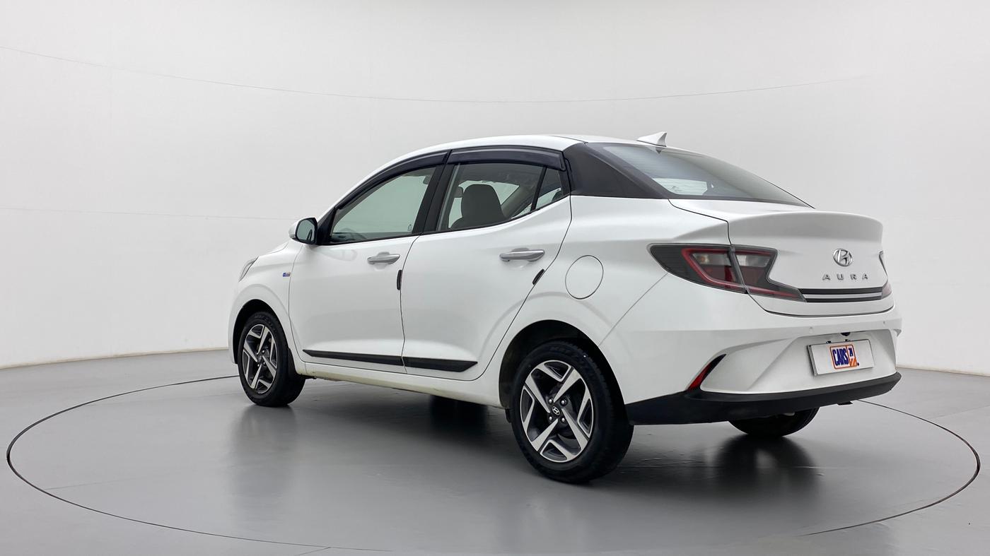 2021 Hyundai AURA SX+ AT 1.2CRDI, Diesel, Automatic, 30,600 km, Left Back Diagonal