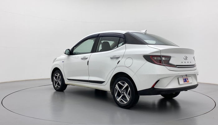 2021 Hyundai AURA SX+ AT 1.2CRDI, Diesel, Automatic, 30,600 km, Left Back Diagonal