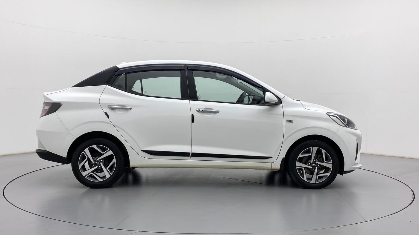 2021 Hyundai AURA SX+ AT 1.2CRDI, Diesel, Automatic, 30,600 km, Right Side View
