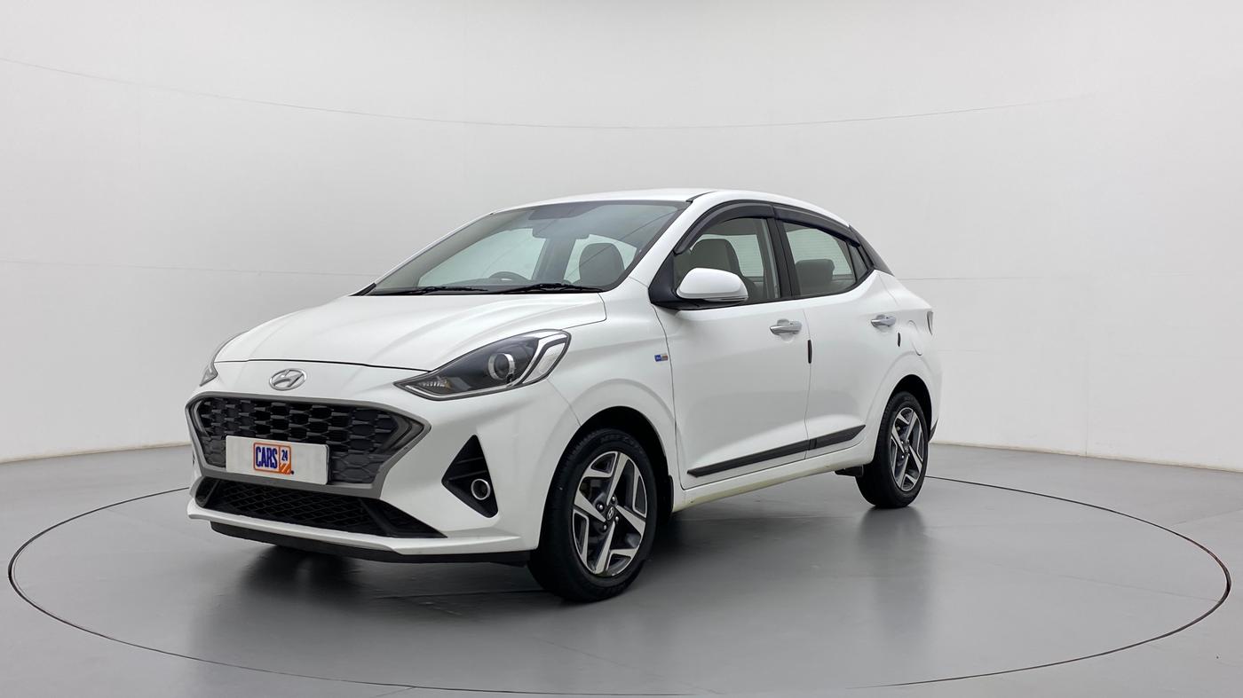 2021 Hyundai AURA SX+ AT 1.2CRDI, Diesel, Automatic, 30,600 km, Left Front Diagonal