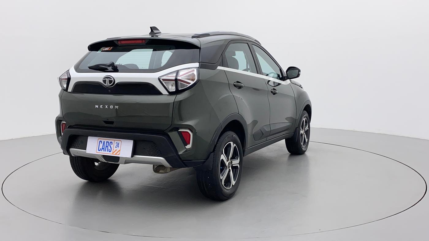 2022 Tata NEXON XZA PLUS SUNROOF PETROL, Petrol, Automatic, 33,110 km, Right Back Diagonal