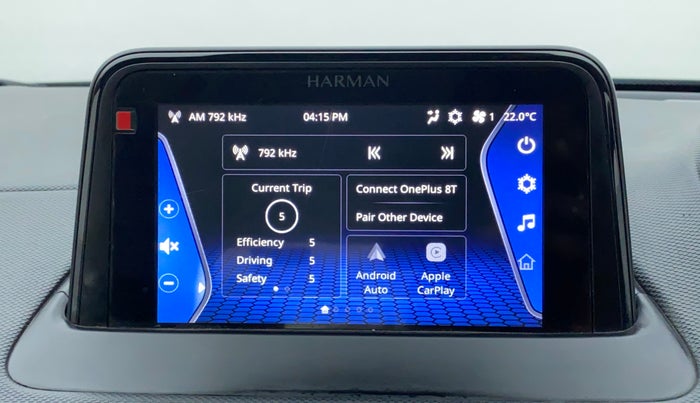 2022 Tata NEXON XZA PLUS SUNROOF PETROL, Petrol, Automatic, 33,110 km, Infotainment System
