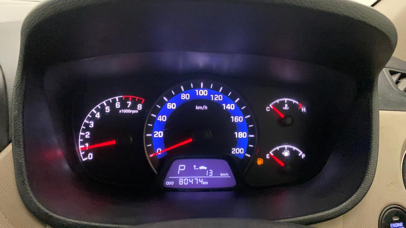 2015 Hyundai Xcent SX AT 1.2 (O), Petrol, Automatic, 80,478 km, Odometer Image