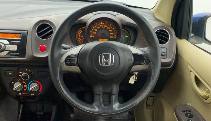 2014 Honda Amaze 1.2L I-VTEC S, Petrol, Manual, 40,366 km, Steering Wheel Close Up