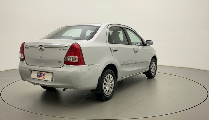 2011 Toyota Etios G, Petrol, Manual, 51,710 km, Right Back Diagonal
