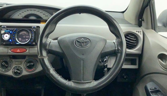 2011 Toyota Etios G, Petrol, Manual, 51,710 km, Steering Wheel Close Up