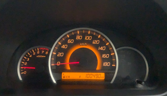 2011 Maruti Wagon R 1.0 VXI, Petrol, Manual, 1,00,490 km, Odometer Image