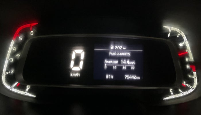 2021 KIA SONET HTX 1.5, Diesel, Manual, 75,434 km, Odometer Image