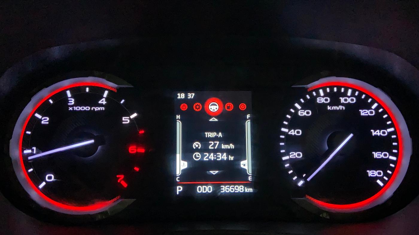 2024 Mahindra Thar LX P 2WD AT HT, Petrol, Automatic, 37,142 km, Odometer Image