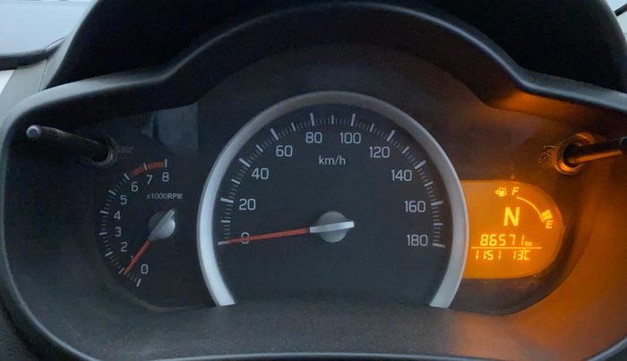 2016 Maruti Celerio ZXI AMT, Petrol, Automatic, 86,564 km, Odometer Image