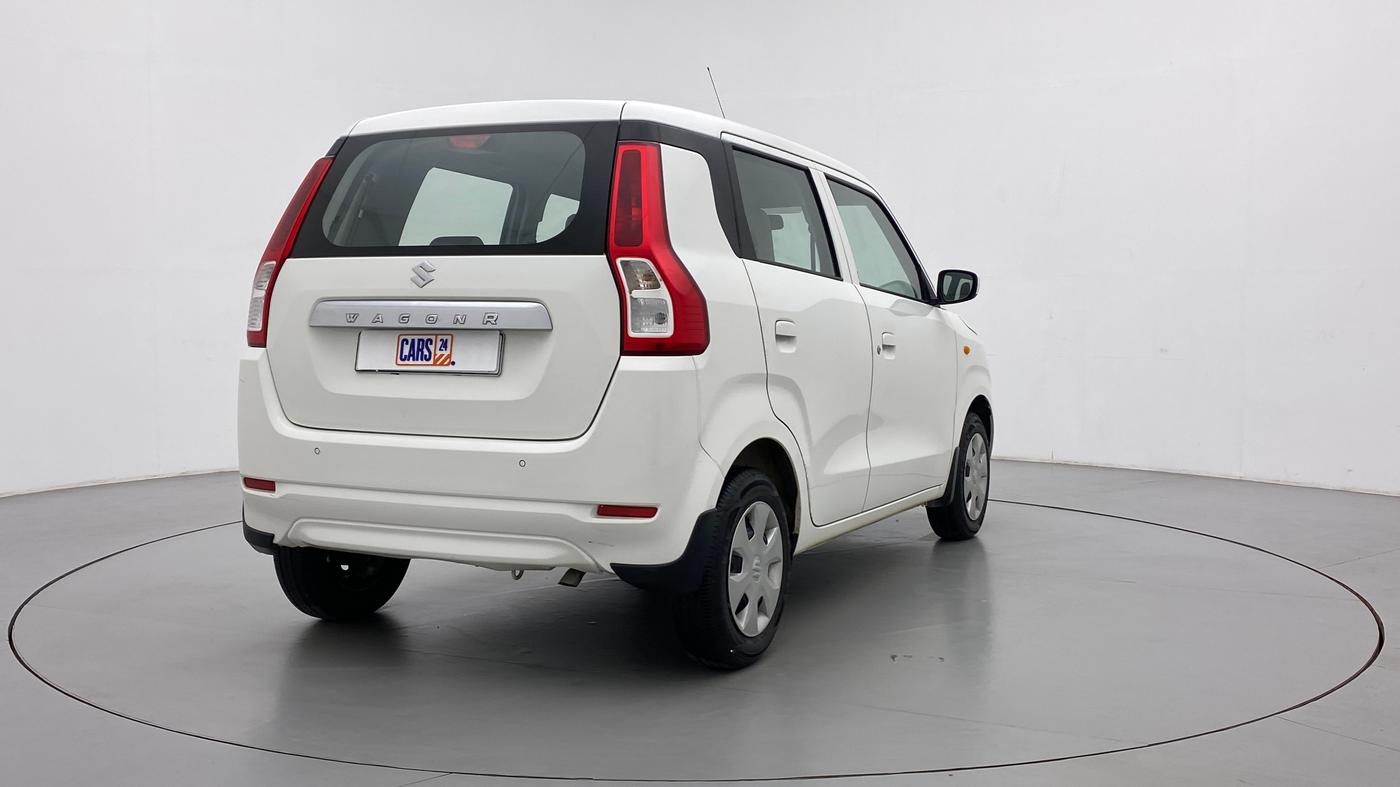 2021 Maruti New Wagon-R VXI 1.0 AMT, Petrol, Automatic, 8,616 km, Right Back Diagonal