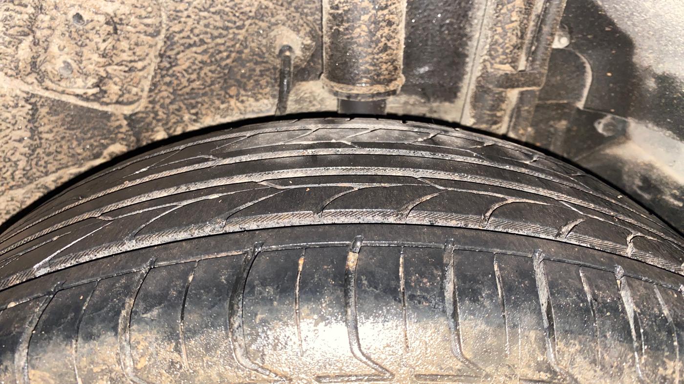 2020 Tata NEXON XZ PLUS PETROL, Petrol, Manual, 79,496 km, Left Rear Tyre Tread