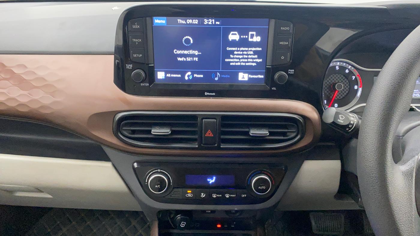 2020 Hyundai AURA SX PLUS 1.2 AMT, Petrol, Automatic, 41,027 km, Air Conditioner