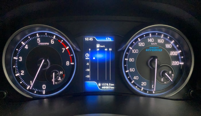 2019 Maruti Ertiga ZXI+ SHVS, Petrol, Manual, 40,082 km, Odometer Image