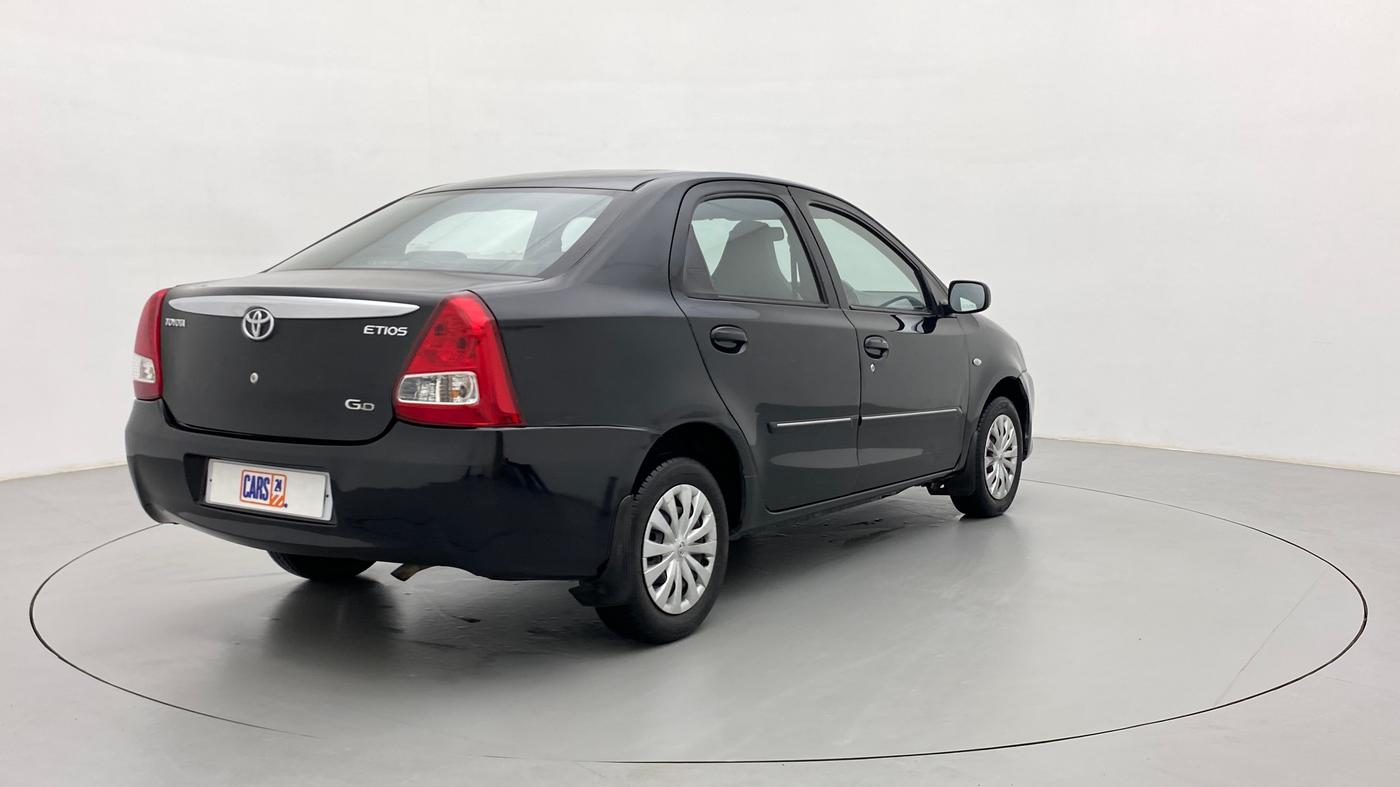 2012 Toyota Etios GD, Diesel, Manual, 60,269 km, Right Back Diagonal