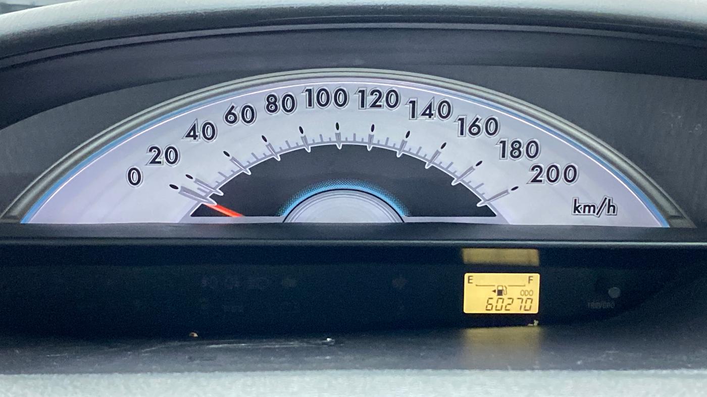2012 Toyota Etios GD, Diesel, Manual, 60,269 km, Odometer Image