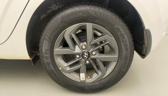 2021 Hyundai GRAND I10 NIOS SPORTZ AMT 1.2 KAPPA VTVT, Petrol, Automatic, 11,769 km, Left Rear Wheel