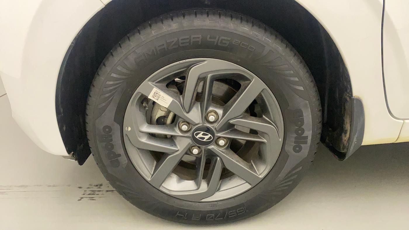 2021 Hyundai GRAND I10 NIOS SPORTZ AMT 1.2 KAPPA VTVT, Petrol, Automatic, 11,769 km, Left Front Wheel
