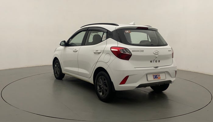 2021 Hyundai GRAND I10 NIOS SPORTZ AMT 1.2 KAPPA VTVT, Petrol, Automatic, 11,769 km, Left Back Diagonal