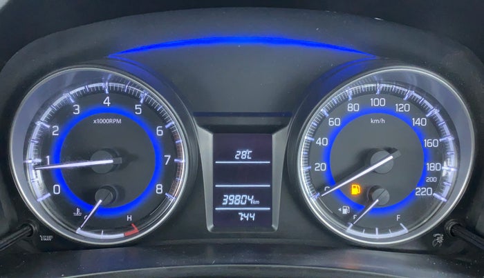 2018 Maruti Baleno DELTA 1.2 K12, Petrol, Manual, 39,910 km, Odometer Image