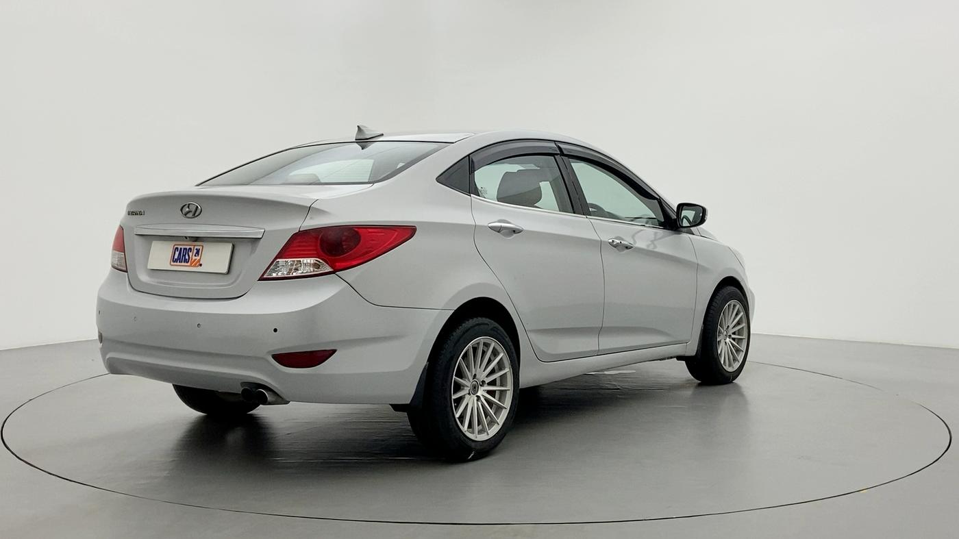 2014 Hyundai Verna FLUIDIC 1.6 CRDI SX OPT AT, Diesel, Automatic, 99,781 km, Right Back Diagonal