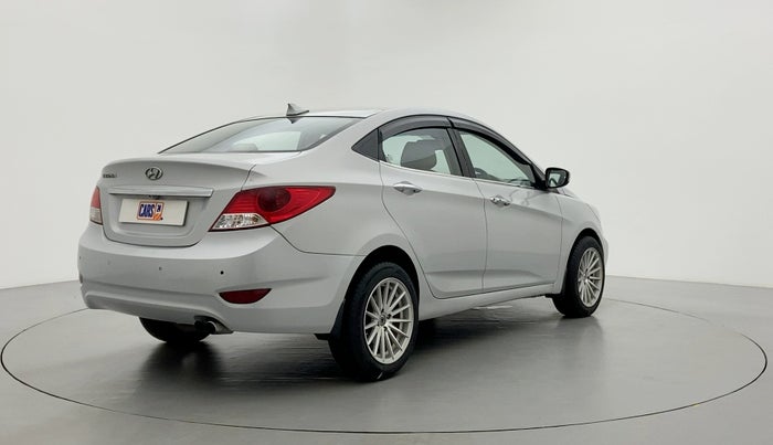2014 Hyundai Verna FLUIDIC 1.6 CRDI SX OPT AT, Diesel, Automatic, 99,781 km, Right Back Diagonal