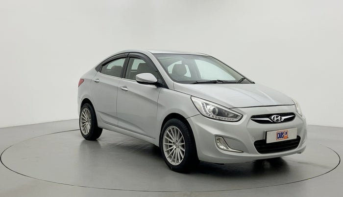 2014 Hyundai Verna FLUIDIC 1.6 CRDI SX OPT AT, Diesel, Automatic, 99,781 km, Right Front Diagonal