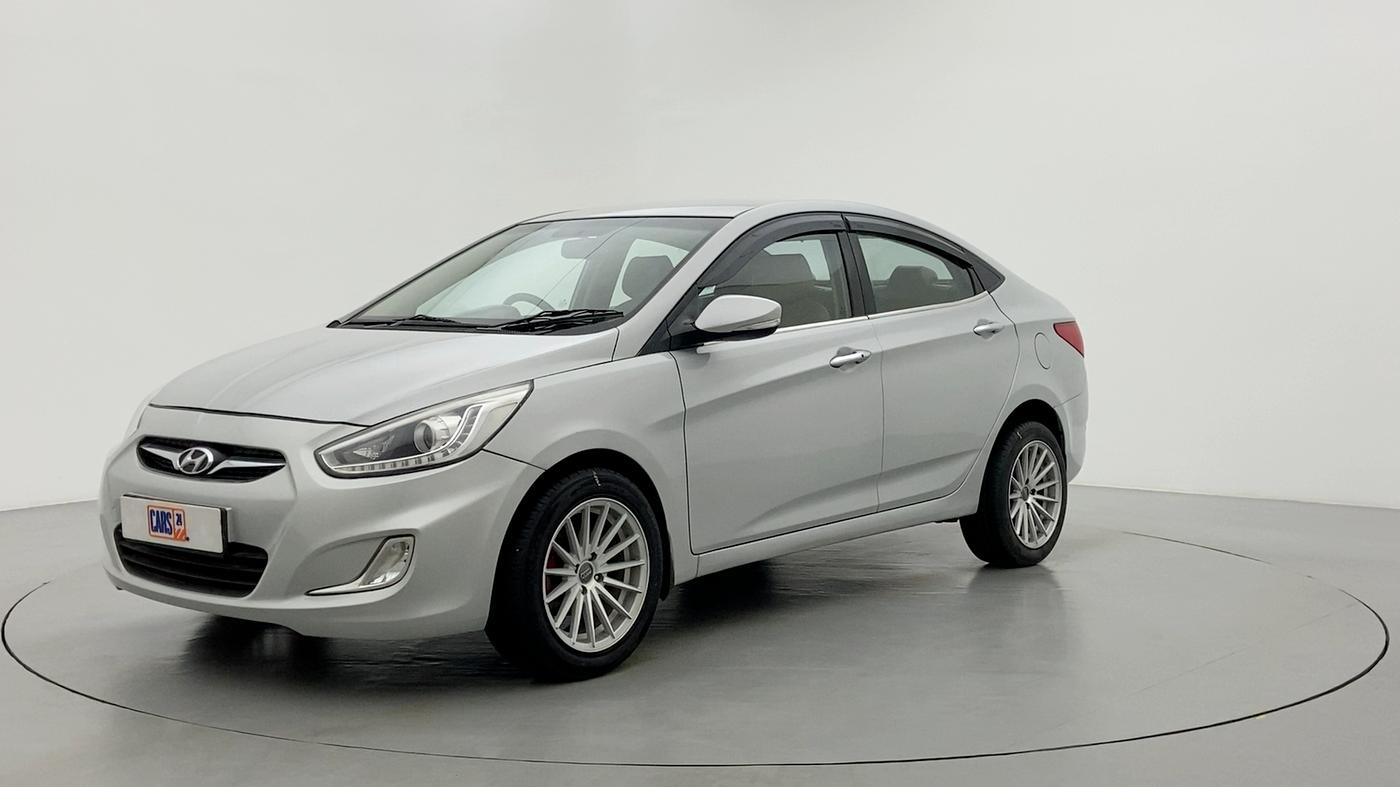 2014 Hyundai Verna FLUIDIC 1.6 CRDI SX OPT AT, Diesel, Automatic, 99,781 km, Left Front Diagonal