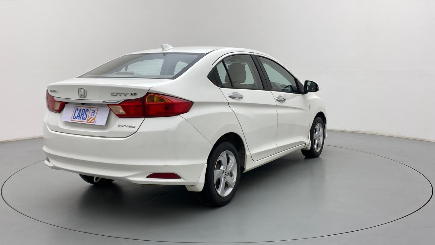2015 Honda City VX CVT PETROL, Petrol, Automatic, 88,952 km, Right Back Diagonal