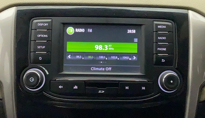 2016 Tata Zest XT PETROL, Petrol, Manual, 41,081 km, Infotainment System